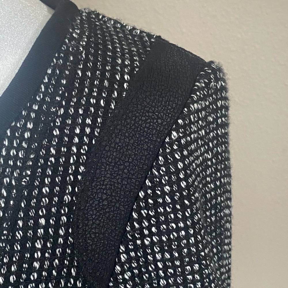 Dolcezza Black Knit Jacket Women's Small Multicol… - image 7